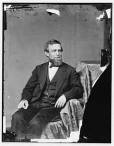 Schuyler Colfax, between 1860 and 1875. Creator: Unknown