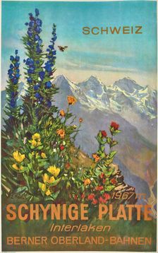 Schynige Platte, 1952. Creator: Hodel, Ernst (1881-1955)