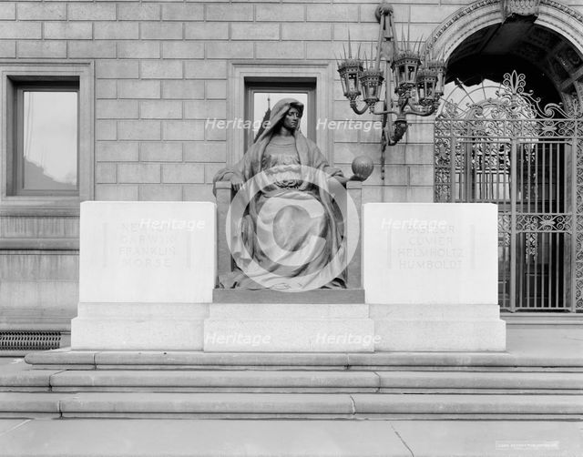 Science, Bela L. Pratt, Boston Public Library, c.between 1910 and 1920. Creator: Unknown.