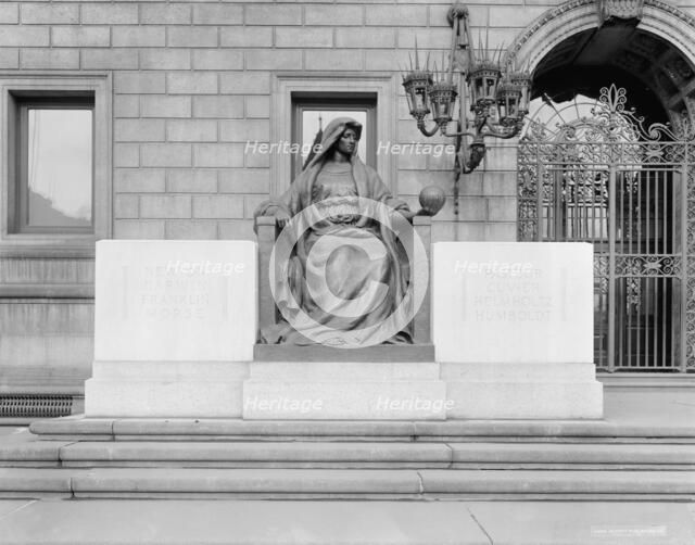 Science, Bela L. Pratt, Boston Public Library, c.between 1910 and 1920. Creator: Unknown.