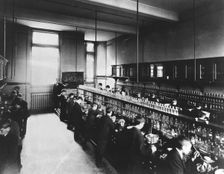 Science laboratory at the Jewish Free School, (c1950s?). Creator: Unknown
