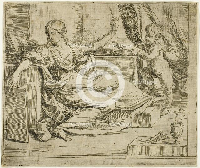 Science or The Love of Study, c. 1635. Creator: Guido Reni.