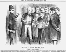 Scinece and Stupidity 1876. Creator: Joseph Swain