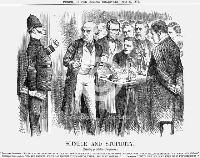 'Scinece and Stupidity', 1876. Creator: Joseph Swain.