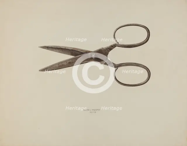 Scissors, 1939. Creator: Walter Praefke.