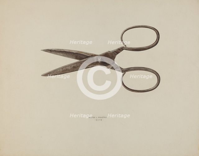 Scissors, 1939. Creator: Walter Praefke.