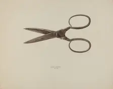 Scissors, 1939. Creator: Walter Praefke