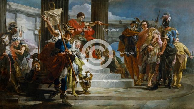 Scipio Africanus Freeing Massiva, 1719-1721. Creator: Giovanni Battista Tiepolo.