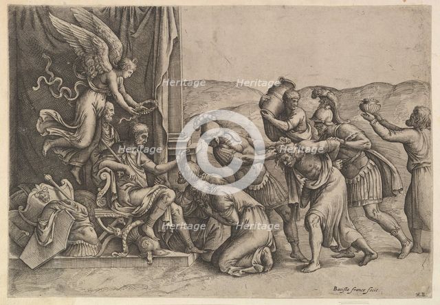Scipio Granting Clemency to the Prisoners, 1530-61. Creator: Battista Franco Veneziano.