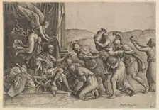 Scipio Granting Clemency to the Prisoners, 1530-61. Creator: Battista Franco Veneziano