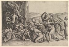 Scipio Granting Clemency to the Prisoners. Creator: Battista Franco Veneziano