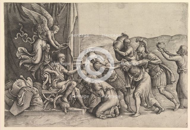 Scipio Granting Clemency to the Prisoners. Creator: Battista Franco Veneziano.
