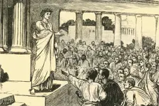 Scipio's Appeal to the People 1890. Creator: Unknown