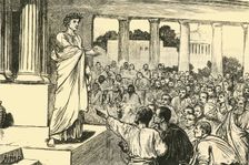 Scipio's Appeal to the People 1890. Creator: Unknown