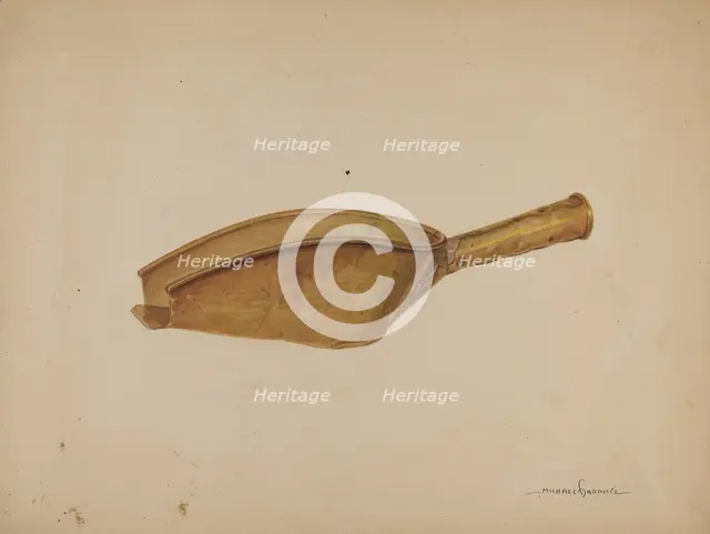 Scoop, c. 1936. Creator: Michael Dadante.