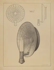 Sconce, 1935/1942. Creator: Jack Staloff