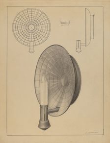 Sconce, 1935/1942. Creator: Jack Staloff