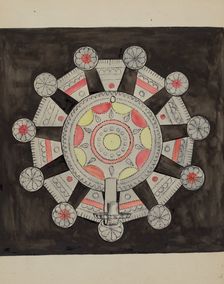 Sconce, 1935/1942. Creator: Unknown