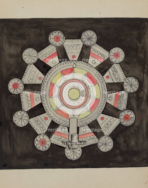 Sconce, 1935/1942. Creator: Unknown.