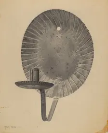 Sconce, 1938. Creator: Amelia Tuccio