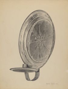 Sconce, 1938. Creator: Amelia Tuccio