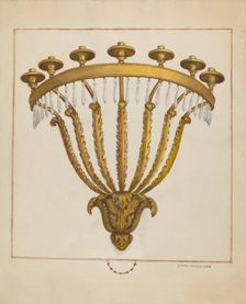 Sconce, c. 1936. Creator: Charles Garjian