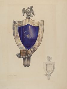 Sconce, c. 1938. Creator: Alfred Koehn