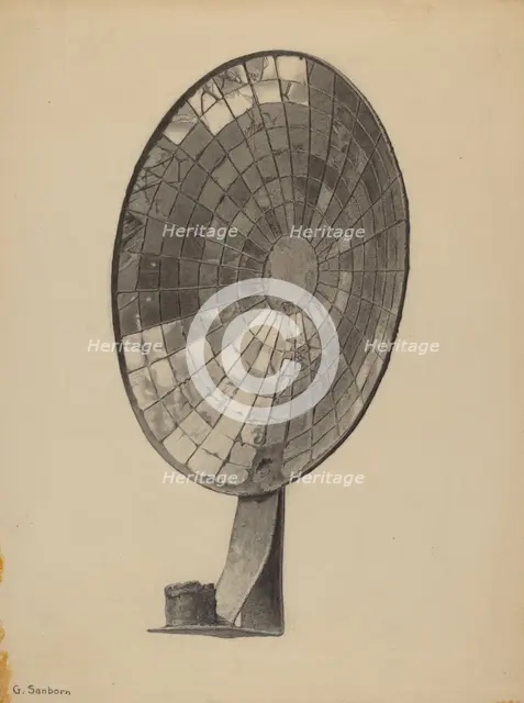 Sconce, c. 1938. Creator: Gordon Sanborn.