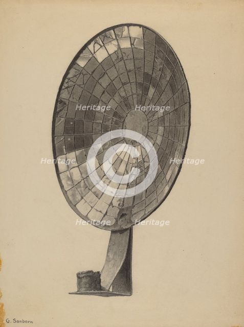 Sconce, c. 1938. Creator: Gordon Sanborn.