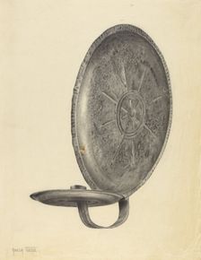 Sconce, c. 1939. Creator: Amelia Tuccio