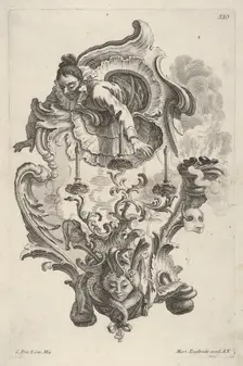 Sconce Representing Winter, from Wand-Leuchter die 4 Jahrseiten vorstellend ca. 1730-56. Creator: Martin Engelbrecht