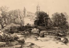 Scotland Delineated-Dunblane Cathedral, 1847. Creator: James Duffield Harding