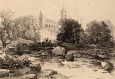 Scotland Delineated-Dunblane Cathedral, 1847. Creator: James Duffield Harding
