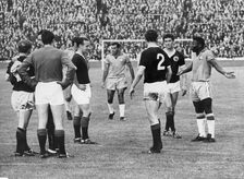Scotland v Brazil, World Cup, Hampden Park, Glasgow, Scotland, 1966. Creator: Bippa