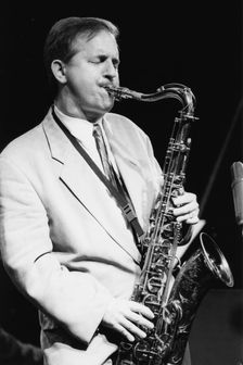 Scott Hamilton, Brecon Jazz Festival, Powys, Wales, 1998. Creator: Brian Foskett
