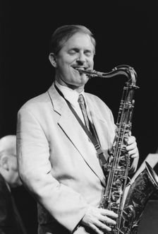 Scott Hamilton, Brecon Jazz Festival, Powys, Wales, 1998. Creator: Brian Foskett