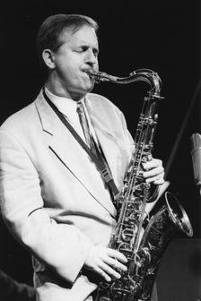 Scott Hamilton, Brecon Jazz Festival, Powys, Wales, 1998. Creator: Brian Foskett