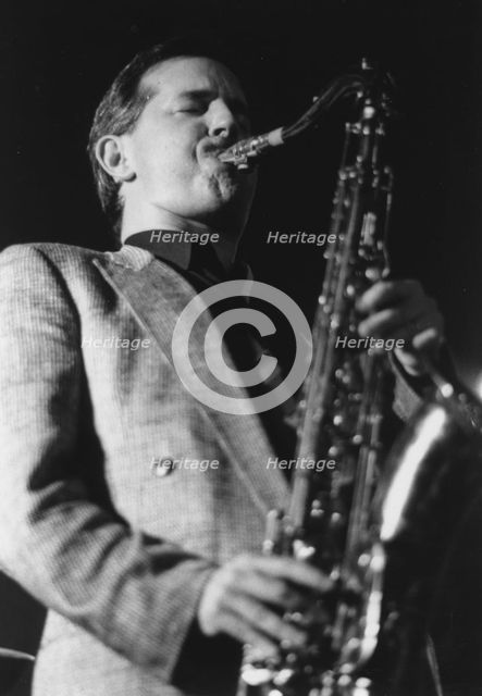 Scott Hamilton, Jazz Caravan, The Exchange, Cambridge, 1991. Creator: Brian Foskett.