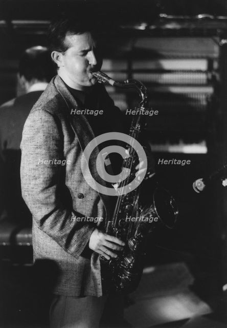 Scott Hamilton, Jazz Caravan, The Exchange, Cambridge, 1991. Creator: Brian Foskett.