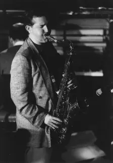 Scott Hamilton, Jazz Caravan, The Exchange, Cambridge, 1991. Creator: Brian Foskett