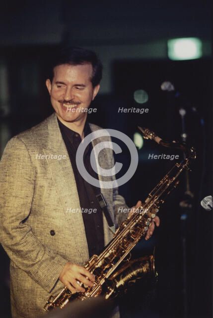Scott Hamilton, Old Dot Jazz House, Cambridge, August 1991. Creator: Brian Foskett.