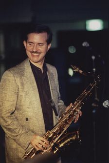 Scott Hamilton, Old Dot Jazz House, Cambridge, August 1991. Creator: Brian Foskett