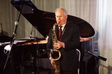 Scott Hamilton, Scott Hamiltpn Quartet, Watermill Jazz Club, Dorking, Surrey, 2022. Creator: Brian O'Connor