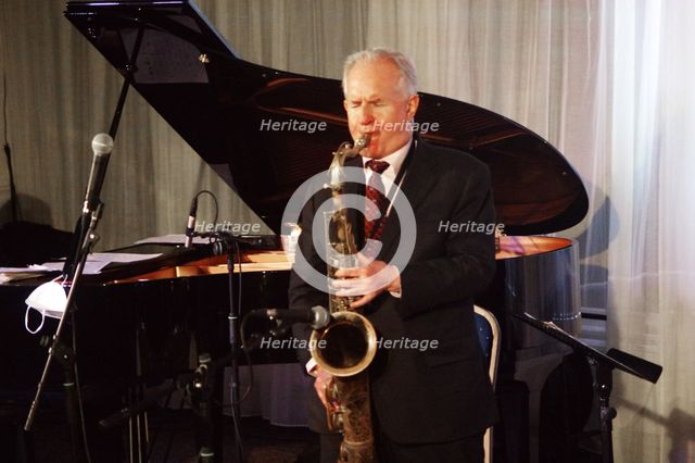 Scott Hamilton, Scott Hamiltpn Quartet, Watermill Jazz Club, Dorking, Surrey, 2022. Creator: Brian O'Connor.