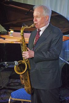 Scott Hamilton, Scott Hamiltpn Quartet, Watermill Jazz Club, Dorking, Surrey, 2022. Creator: Brian O'Connor