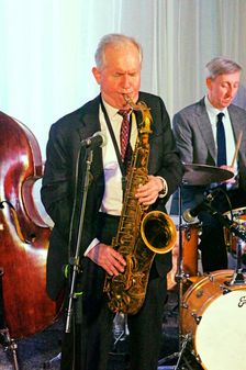 Scott Hamilton, Scott Hamiltpn Quartet, Watermill Jazz Club, Dorking, Surrey, 2022. Creator: Brian O'Connor
