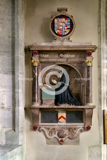 Scott monument, St Mary's church, Nettlestead, Kent, 1964. Artist: Laurence Goldman