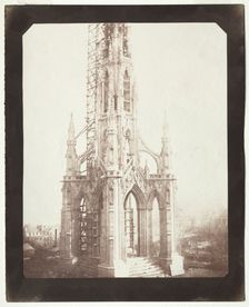 Scott Monument Under Construction, 1844. Creator: William Henry Fox Talbot (British, 1800-1877)