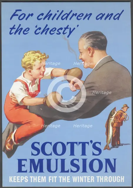 Scott's Emulsion, 1930s. Artist: Wilfred Fryer