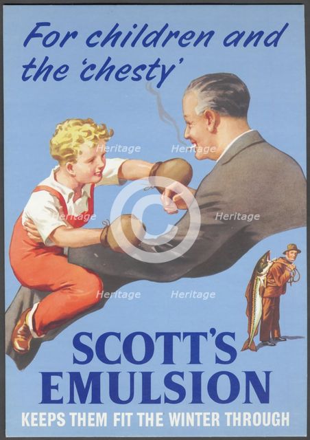Scott's Emulsion, 1930s. Artist: Wilfred Fryer